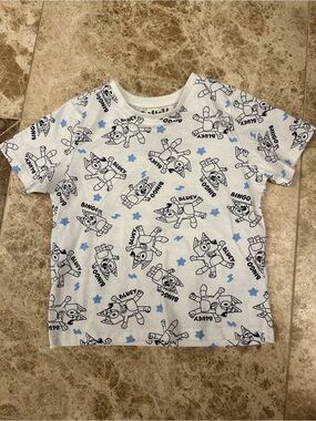 Kids Bluey Bingo White Graphic Tee 5T